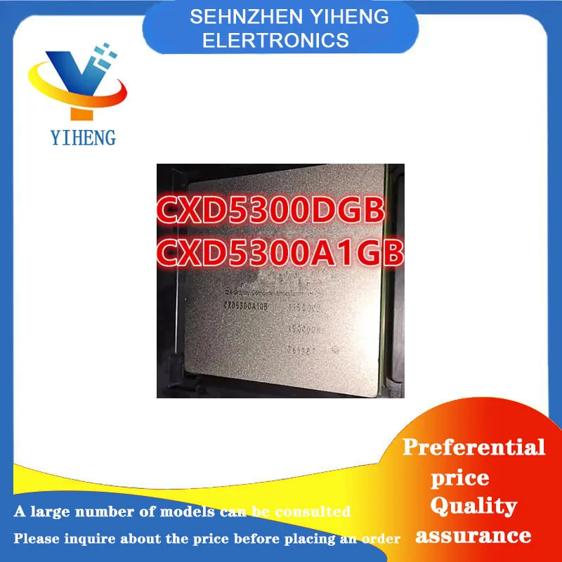 CXD5300A1GB 100% New Original Integrated Circuit Electronic Components BGA Direct payment
CXD5300A1GB 100% New Original Integrated Circuit Electronic Components BGA Direct payment