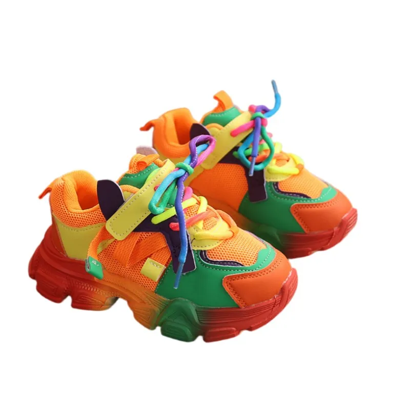 2026, весенне-осенняя новая повседневная спортивная обувь с цветной дышащей сеткой для мальчиков, модные противоскользящие кроссовки для девочек, размер 21-30
2026, весенне-осенняя новая повседневная спортивная обувь с цветной дышащей сеткой для мальчиков, модные противоскользящие кроссовки для девочек, размер 21-30