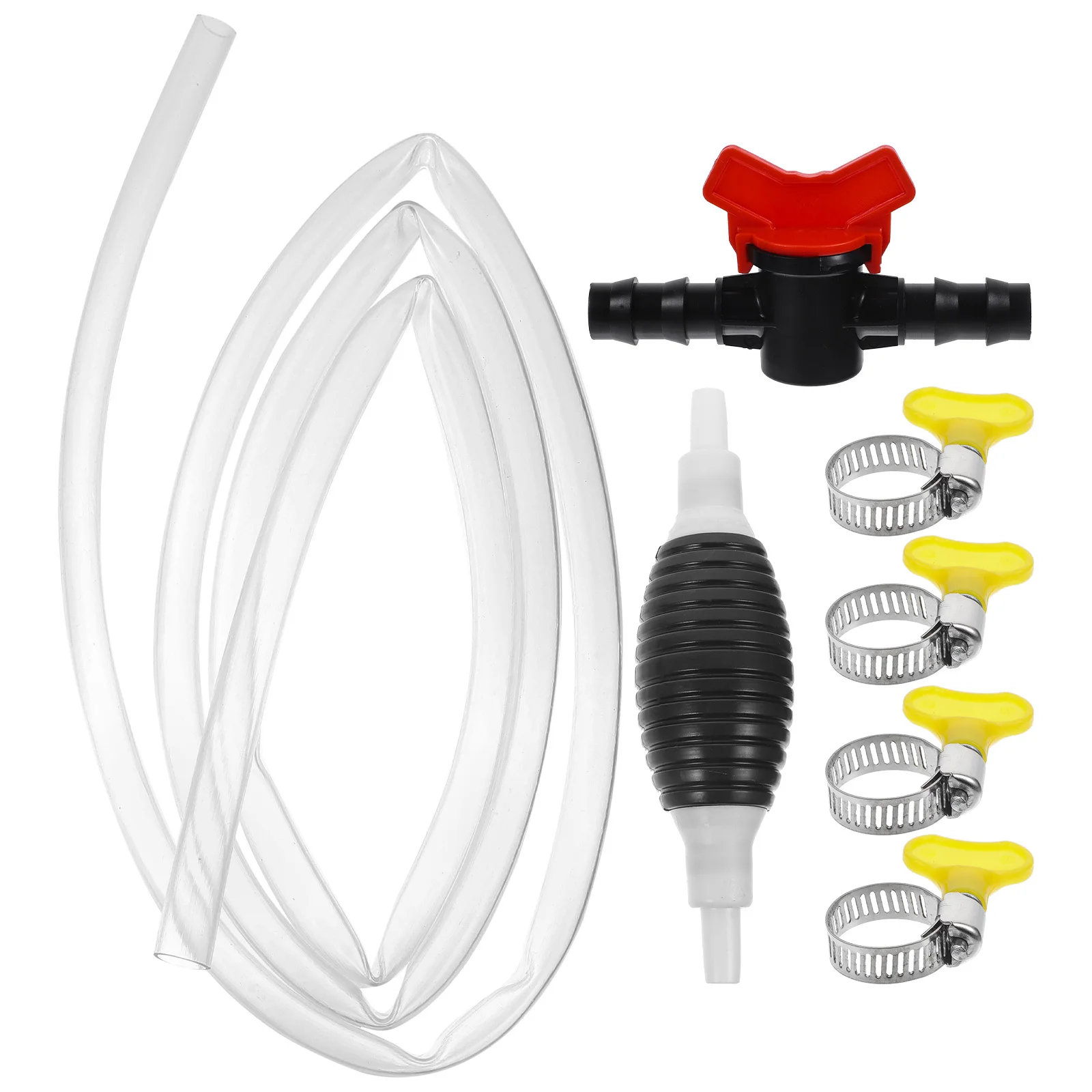 1 set Portable Fuel Transfer Siphon Pump Set Durable PVC Hose Oil Water Hand Pump Car Accessories Emergency Tool
1 set Portable Fuel Transfer Siphon Pump Set Durable PVC Hose Oil Water Hand Pump Car Accessories Emergency Tool