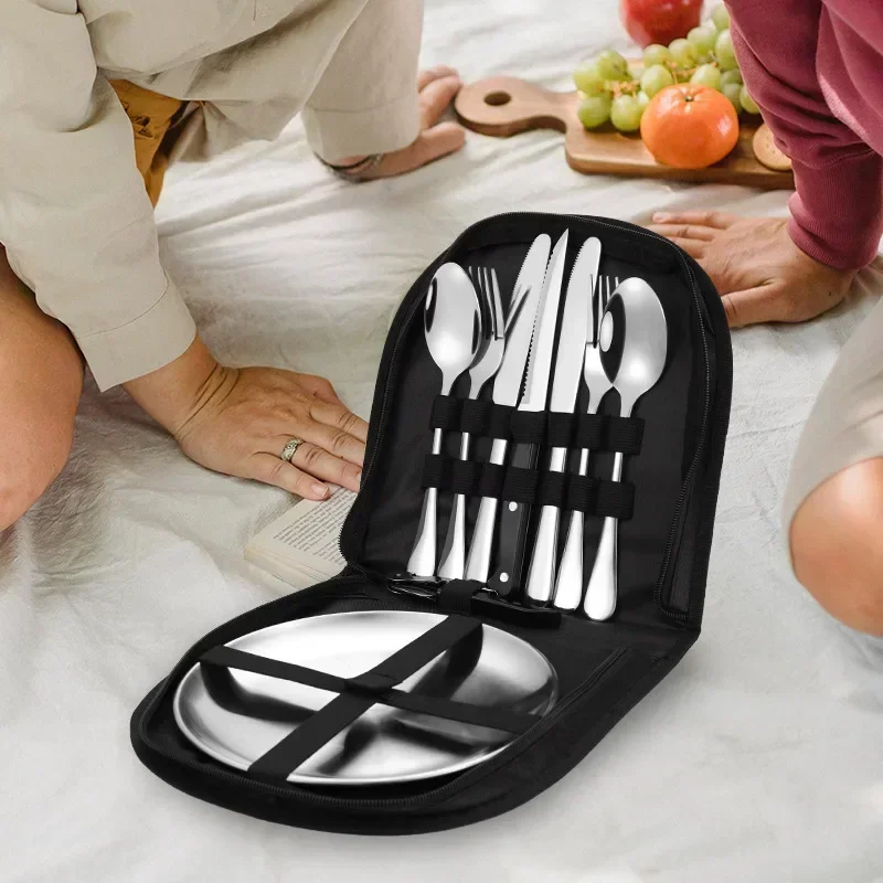 2026 Travel Camping Set Portable Stainless Steel Tableware Knife Fork Cutlery Spoon Opener Kit 10pcs Kit Outdoor Picnic Cutle
2026 Travel Camping Set Portable Stainless Steel Tableware Knife Fork Cutlery Spoon Opener Kit 10pcs Kit Outdoor Picnic Cutle