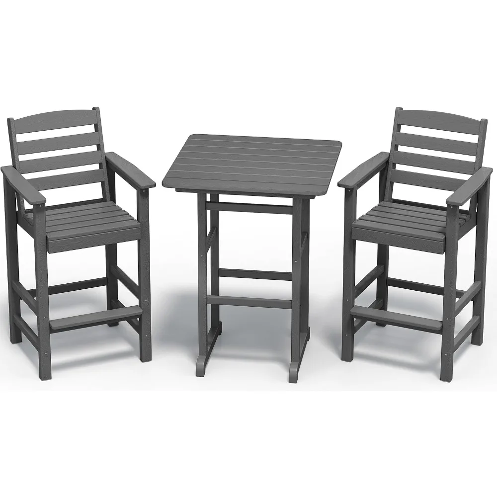 Balcony Adirondack Chairs and Table 3 Pieces Set, Adirondack Bar Height Chairs Set of 2 and Bar Table, Outdoor Bar Stools Set,
Balcony Adirondack Chairs and Table 3 Pieces Set, Adirondack Bar Height Chairs Set of 2 and Bar Table, Outdoor Bar Stools Set,