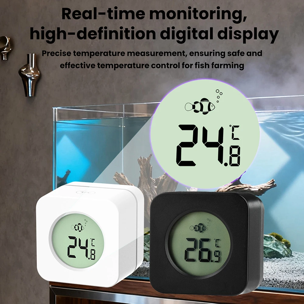 LCD Digital Mini Aquarium Thermometer Magnetic Glass Cleaner Brush Fish Tank Temperature Gauge Temperature Sensor Monitor
LCD Digital Mini Aquarium Thermometer Magnetic Glass Cleaner Brush Fish Tank Temperature Gauge Temperature Sensor Monitor