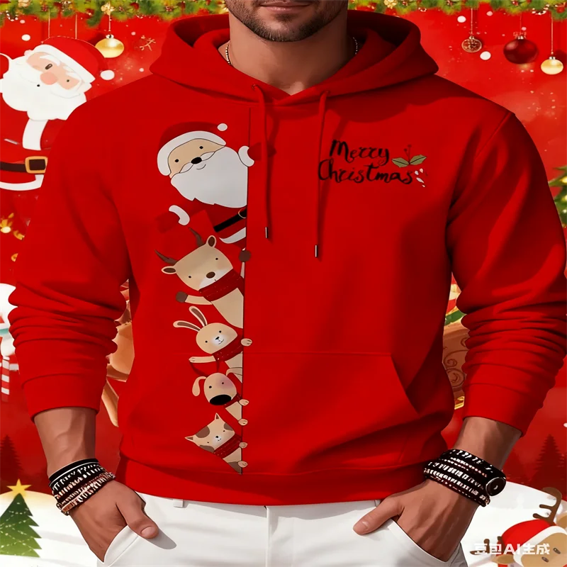 Christmas Men's Hoodies 3D Printed Casual Long Sleeve Tops Street Fashion Crew Neck Pullover Male Oversized Clothing Sweatshirt
Christmas Men's Hoodies 3D Printed Casual Long Sleeve Tops Street Fashion Crew Neck Pullover Male Oversized Clothing Sweatshirt