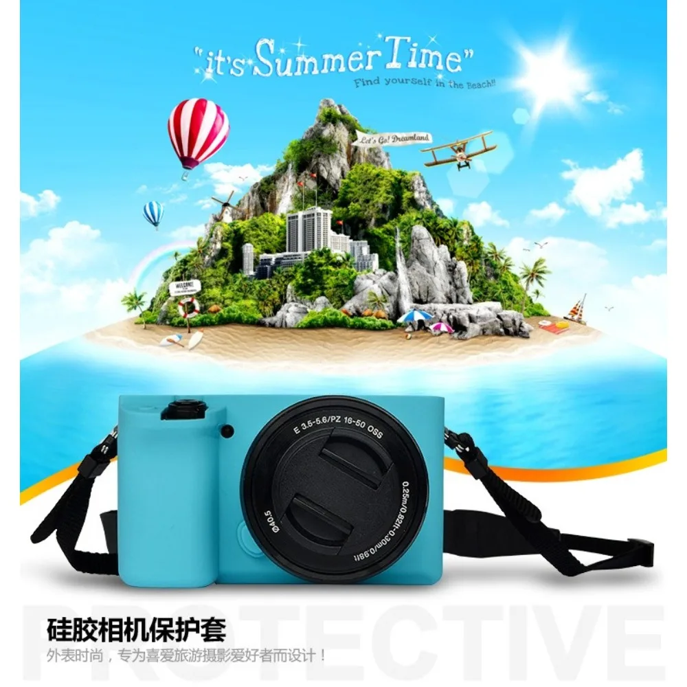 For Sony A6100 A6300 A6400 ,Camera bag Body Cover Protector Silicone Case large single protective sleeve + free tempered film
For Sony A6100 A6300 A6400 ,Camera bag Body Cover Protector Silicone Case large single protective sleeve + free tempered film