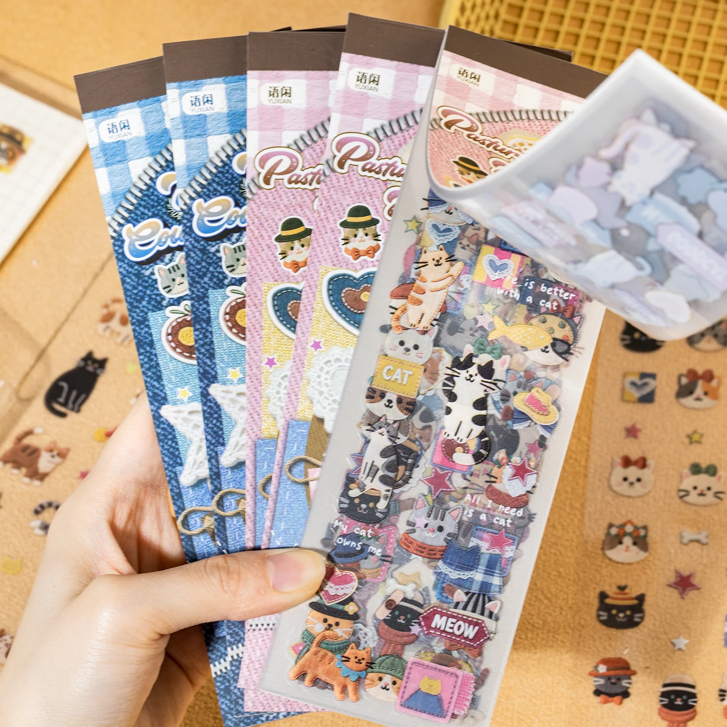 Mr.Paper 24pcs PET Waterproof Sticker Book, Cute Cowboy Cool Cartoon Decals for Journal Scrapbooking DIY Calendar Phone Case
Mr.Paper 24pcs PET Waterproof Sticker Book, Cute Cowboy Cool Cartoon Decals for Journal Scrapbooking DIY Calendar Phone Case