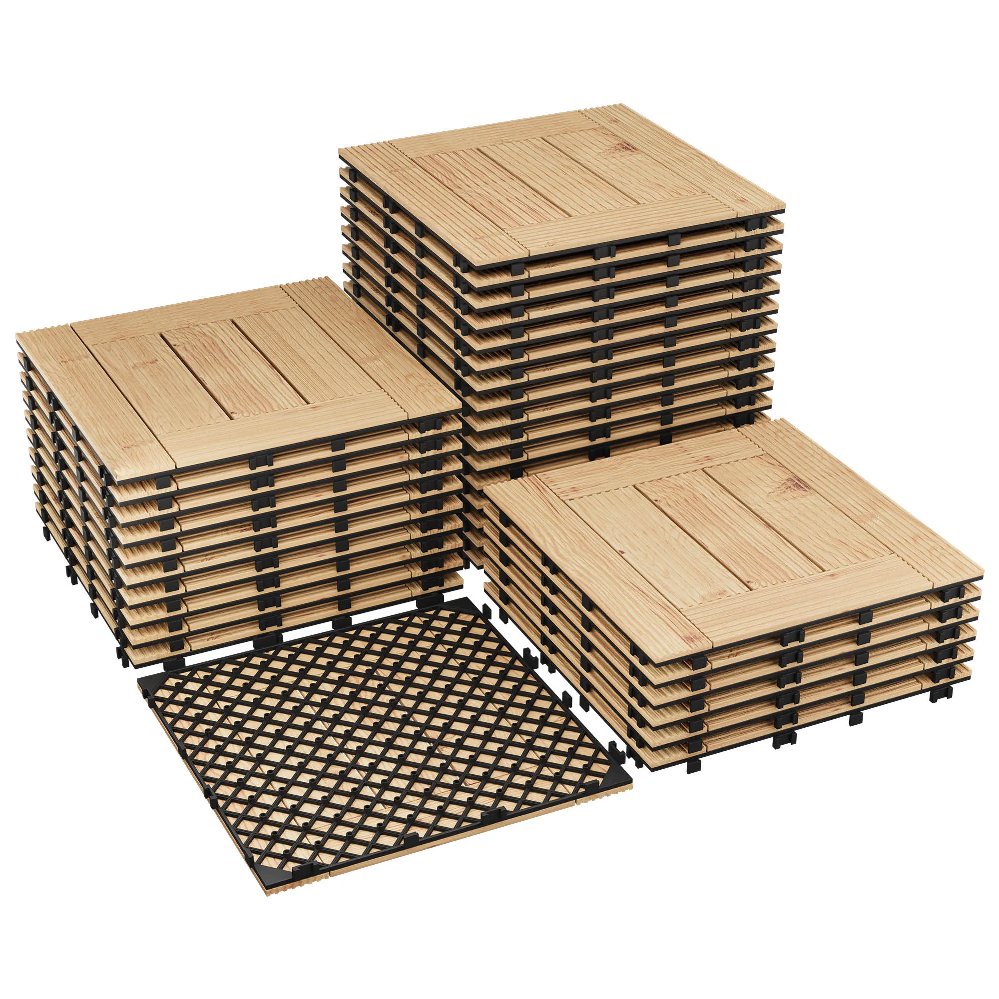 12x12Inch Acacia Wood Interconnected Deck Tiles Waterproof Non-Slip Patio Flooring Panels for Outdoor & Indoor Balcony Garden
12x12Inch Acacia Wood Interconnected Deck Tiles Waterproof Non-Slip Patio Flooring Panels for Outdoor & Indoor Balcony Garden