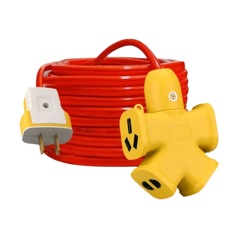 Pure copper two core power extension cord, socket with wire, outdoor electric vehicle charging, household soft cable model
Pure copper two core power extension cord, socket with wire, outdoor electric vehicle charging, household soft cable model