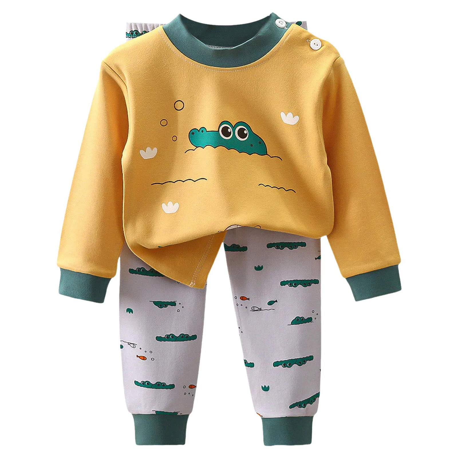 Girls Baby Items Toddler Baby Boy Clothing Sets Little Dinosaur Printed Long Sleeve Tops And Pants Kids 2pcs Apparel T Shirt
Girls Baby Items Toddler Baby Boy Clothing Sets Little Dinosaur Printed Long Sleeve Tops And Pants Kids 2pcs Apparel T Shirt