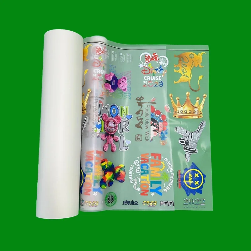 Hot Peel Cold Peel Double Single Side Printing 75 Micron 30 33 60 cm 60cm 60cm*100m DTF PET Film Roll For Heat Transfer Printer
Hot Peel Cold Peel Double Single Side Printing 75 Micron 30 33 60 cm 60cm 60cm*100m DTF PET Film Roll For Heat Transfer Printer