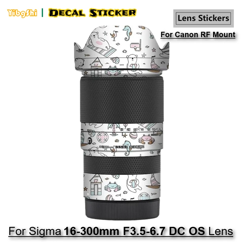 Защитная виниловая пленка-наклейка для объектива Sigma 16-300mm F3.5-6.7 DC OS для Canon RF, защитное покрытие для корпуса объектива
Защитная виниловая пленка-наклейка для объектива Sigma 16-300mm F3.5-6.7 DC OS для Canon RF, защитное покрытие для корпуса объектива