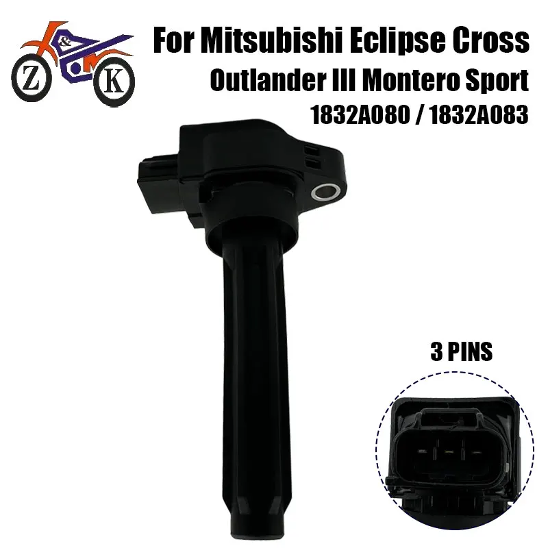 1PCS Ignition Coil for Mitsubishi ASX EXC Outlander III Montero Sport Eclipse Cross 1832A083 1832A080 FK0488 Replacement
1PCS Ignition Coil for Mitsubishi ASX EXC Outlander III Montero Sport Eclipse Cross 1832A083 1832A080 FK0488 Replacement