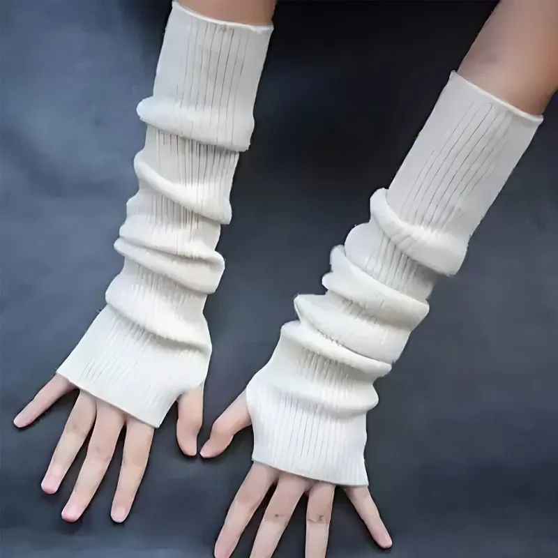 Women Knitted Arm Warmer Long Fingerless Gloves Mitten Winter Y2K Solid Arm Sleeve Fashion Casual Soft Girls Clothes Punk Gloves
Women Knitted Arm Warmer Long Fingerless Gloves Mitten Winter Y2K Solid Arm Sleeve Fashion Casual Soft Girls Clothes Punk Gloves