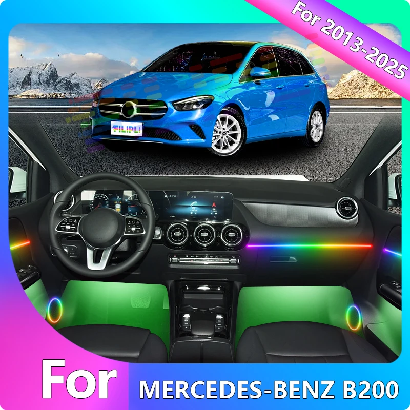 FILIPLI For The MERCEDES-BENZ B200 For 2014 64 RGB Color Night Driving DIY Car Interior Ambient LED Strip With Bluetooth Control
FILIPLI For The MERCEDES-BENZ B200 For 2014 64 RGB Color Night Driving DIY Car Interior Ambient LED Strip With Bluetooth Control