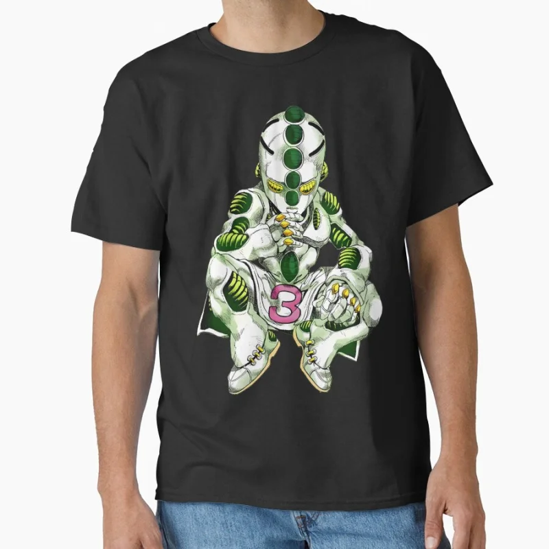 echoes acrt 3 JJBA 80s Manga Jojos bizarre adventure Anime t shirt for men Large size Tops S-6XL 100% cotton printed Clothes
echoes acrt 3 JJBA 80s Manga Jojos bizarre adventure Anime t shirt for men Large size Tops S-6XL 100% cotton printed Clothes