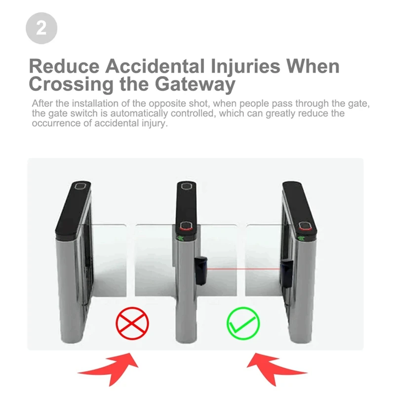 Infrared Sensor Detector For Automatic Gate Barrier Garage Infrared Detector Black 1Set
Infrared Sensor Detector For Automatic Gate Barrier Garage Infrared Detector Black 1Set