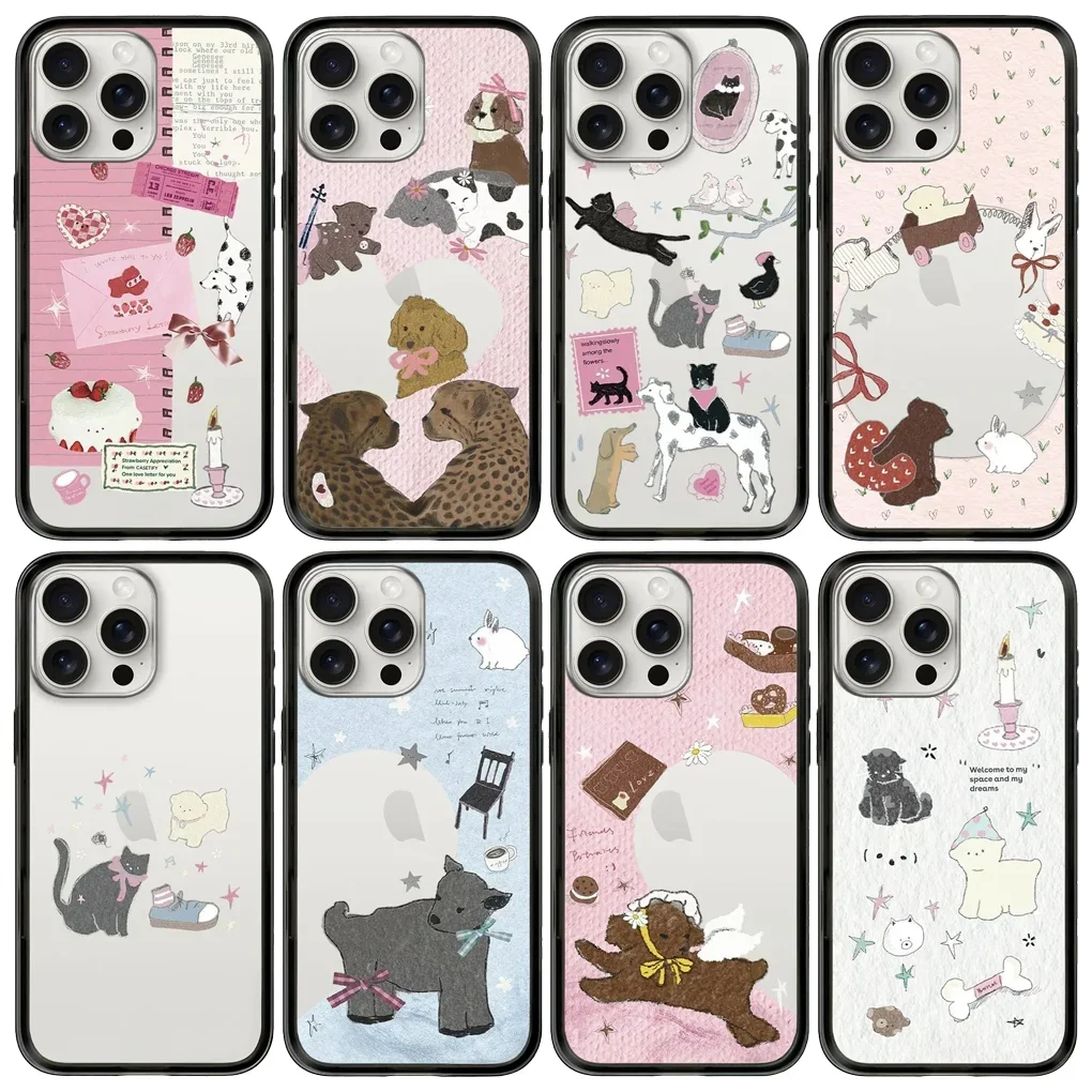 Cute Animal Black Border Letters New Design Protective IPhone Case Cover for 16 15 Pro Max Case
Cute Animal Black Border Letters New Design Protective IPhone Case Cover for 16 15 Pro Max Case