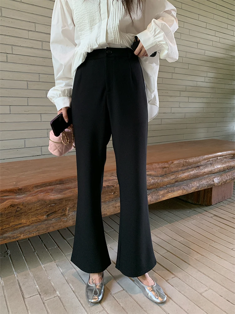 Брюки NAZ больших размеров с высокой талией, прямые, слегка расклешенные, с эластичным сетчатым узором, с разрезами, утягивающие, повседневные, черные, для женщин
Брюки NAZ больших размеров с высокой талией, прямые, слегка расклешенные, с эластичным сетчатым узором, с разрезами, утягивающие, повседневные, черные, для женщин