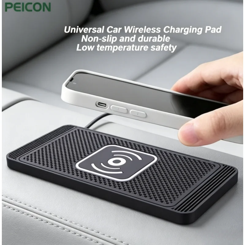 Fast Charging Silicone Car Wireless Charger Pad Stand for iPhone 16 15 Pro Max 14 13 12 X Samsung S24 S23
Fast Charging Silicone Car Wireless Charger Pad Stand for iPhone 16 15 Pro Max 14 13 12 X Samsung S24 S23