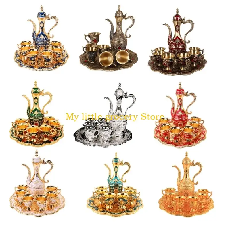 D5BD 1 Set Exquisitely Crafted Zinc Alloy Wine Flasks Artistic Ornament Perfect for Enhancing Living Room Decors
D5BD 1 Set Exquisitely Crafted Zinc Alloy Wine Flasks Artistic Ornament Perfect for Enhancing Living Room Decors