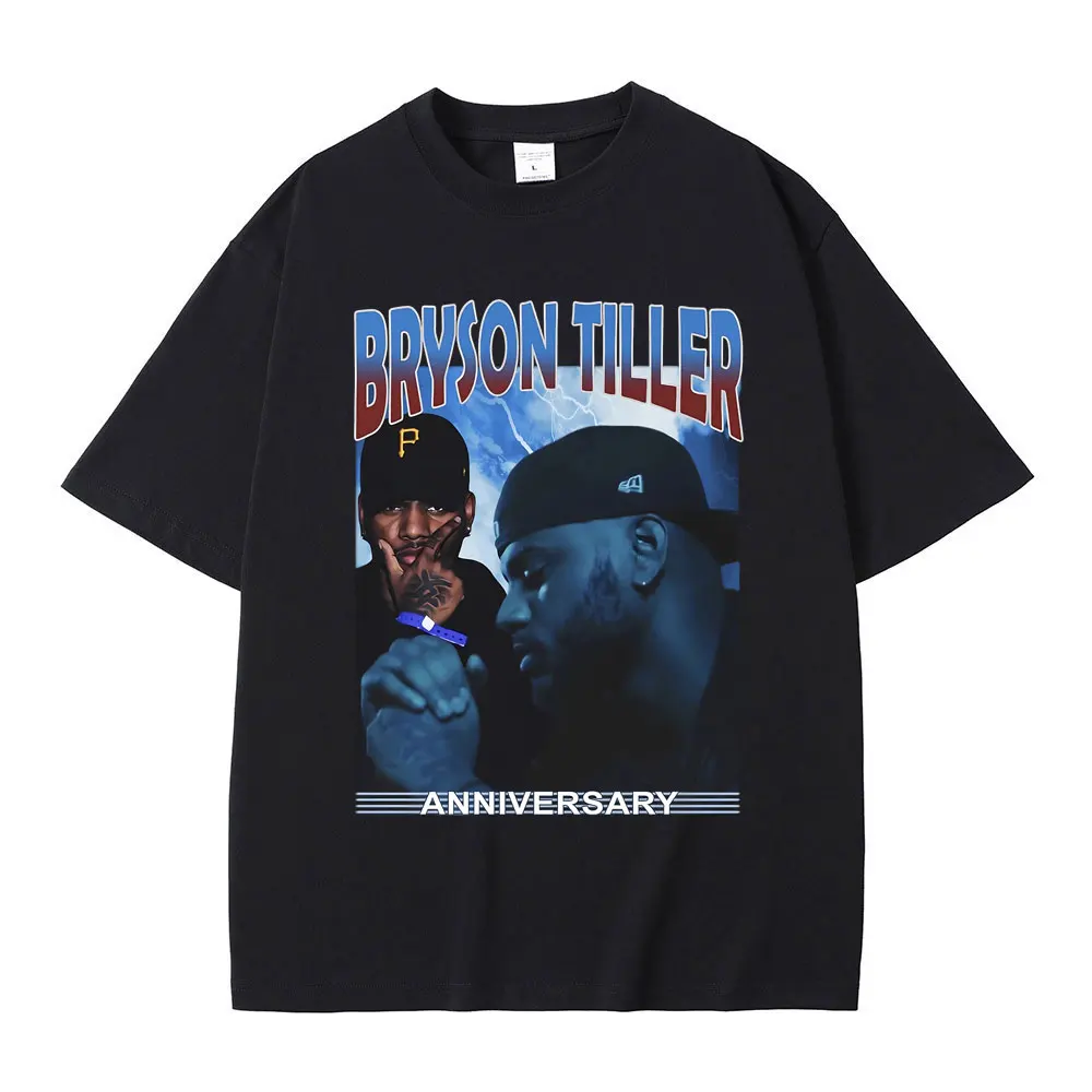 Rapper Bryson Tiller Anniversary Graphic Print Tshirt Men Women's Hip Hop Vintage Oversized T-shirts Male Fashion Casual T Shirt
Rapper Bryson Tiller Anniversary Graphic Print Tshirt Men Women's Hip Hop Vintage Oversized T-shirts Male Fashion Casual T Shirt