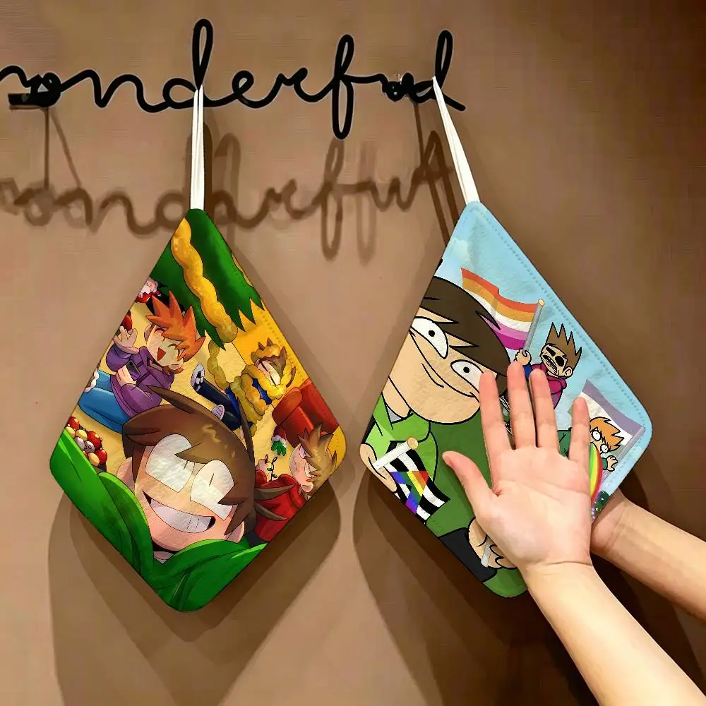 Funny Eddsworld Hanging Polyester Cotton Towel, Reusable Hand Wiping Cloth, Wear Resistant for Home Kitchen Sink
Funny Eddsworld Hanging Polyester Cotton Towel, Reusable Hand Wiping Cloth, Wear Resistant for Home Kitchen Sink