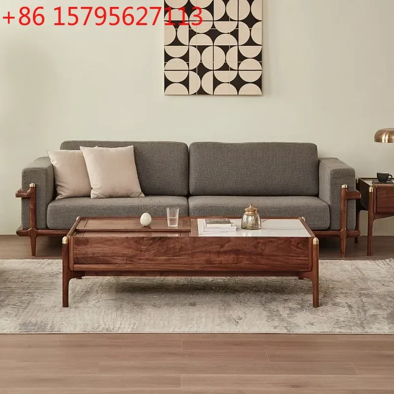 Журнальный столик из черного ореха с каменной столешницей в стиле лайт-люкс, прямоугольный, для гостиной, с механизмом трансформации (откидной/выдвижной)
Журнальный столик из черного ореха с каменной столешницей в стиле лайт-люкс, прямоугольный, для гостиной, с механизмом трансформации (откидной/выдвижной)