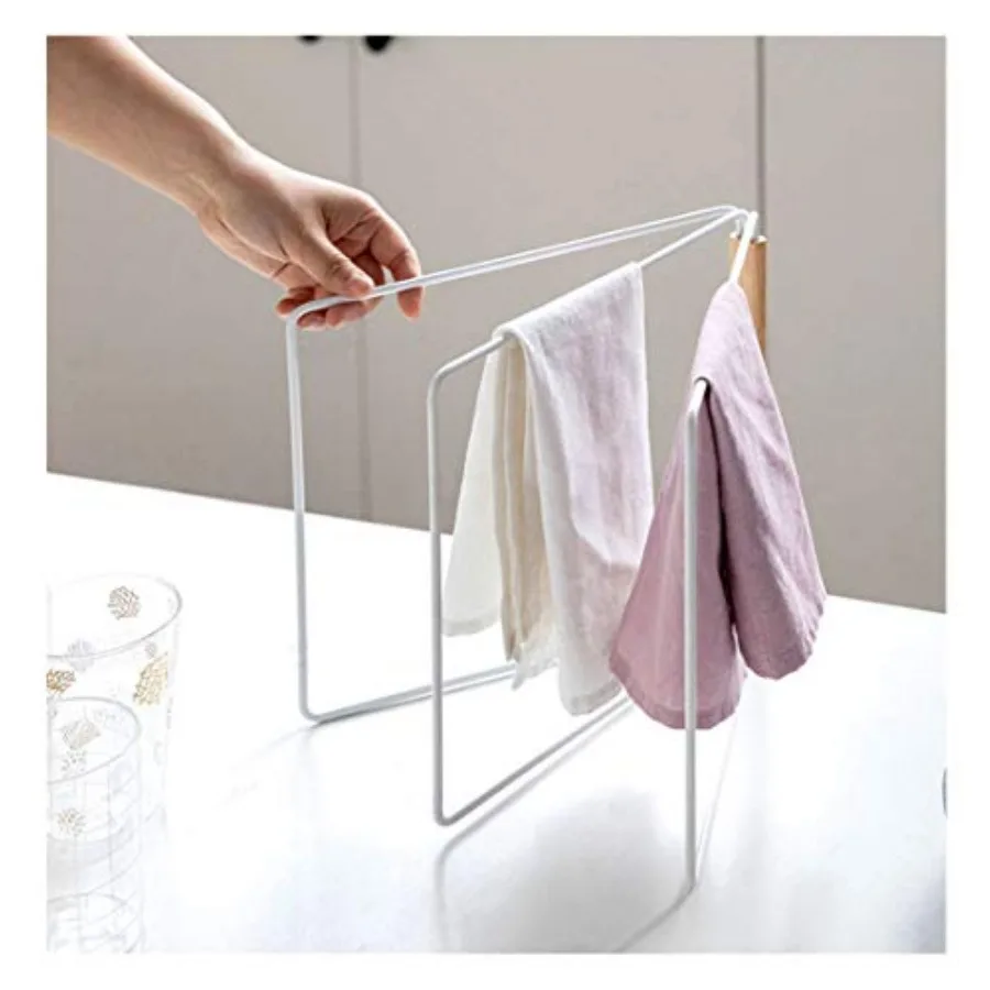 Home Kitchen Countertop Dishcloth Drying Rack, 3 Arms Folding Dishcloth Holder, Hand Towel Stand Rack, White Dishcloth Storage
Home Kitchen Countertop Dishcloth Drying Rack, 3 Arms Folding Dishcloth Holder, Hand Towel Stand Rack, White Dishcloth Storage