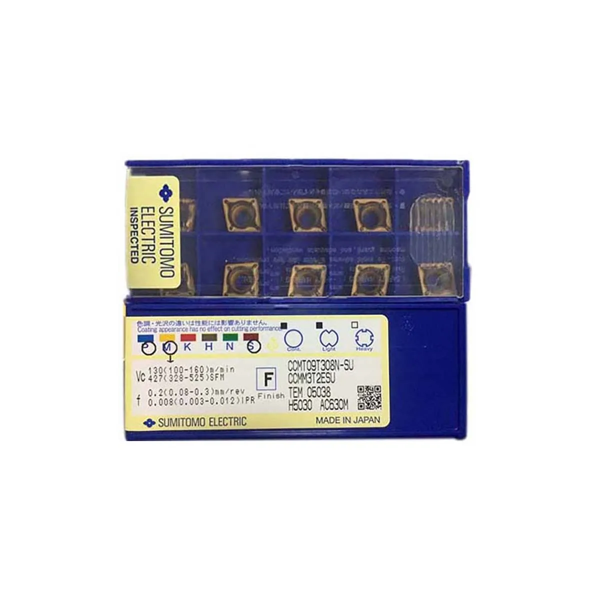 SUMITOMO 100% Original Turning Insert CCMT AC530U AC630M CCMT060202N-SU CCMT060204N-SU CCMT09T302N-SU CCMT09T304N-SU CCMT09T308
SUMITOMO 100% Original Turning Insert CCMT AC530U AC630M CCMT060202N-SU CCMT060204N-SU CCMT09T302N-SU CCMT09T304N-SU CCMT09T308