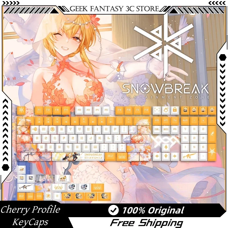 New Snowbreak: Containment Zone Theme Keycap 120 Key Pbt Thermal Sublimation Mechanical Keyboard Cartoon Anime Cute Game Keycap
New Snowbreak: Containment Zone Theme Keycap 120 Key Pbt Thermal Sublimation Mechanical Keyboard Cartoon Anime Cute Game Keycap