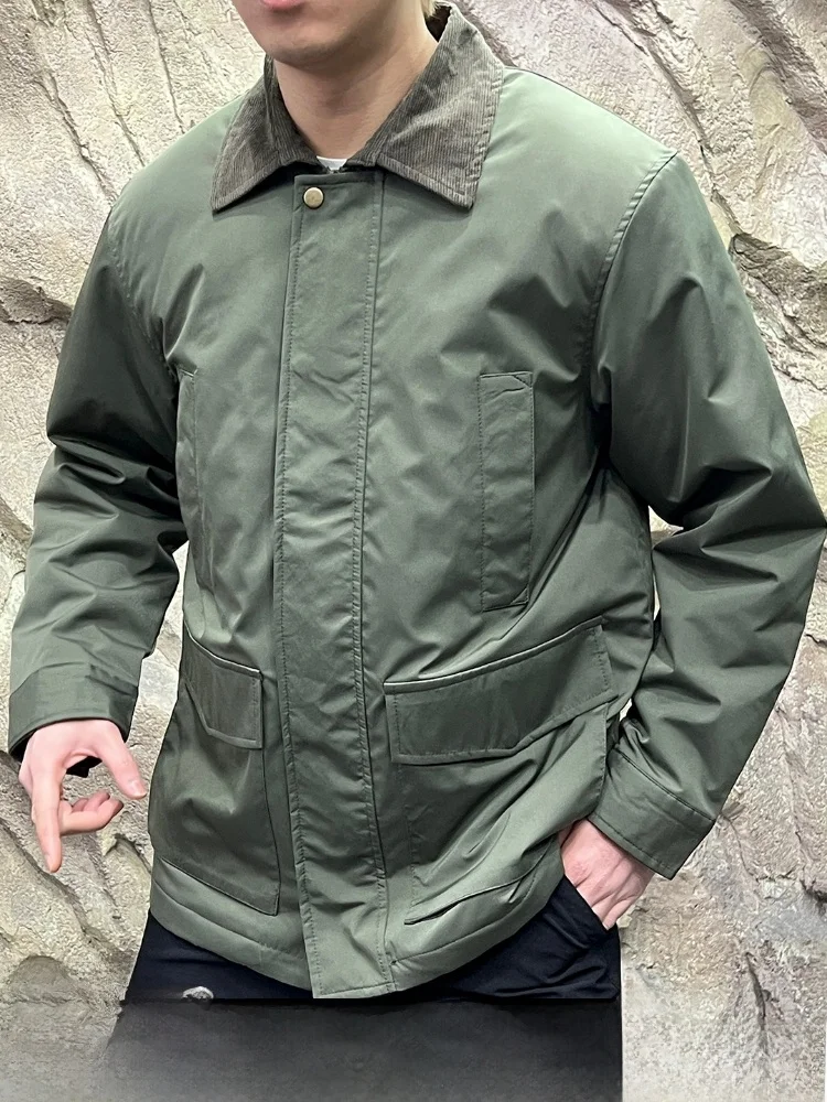 Warm Cotton Jacket Men's Parka Style Casual Coat Flip Collar Windproof Winter Outerwear Standard Fit Long Sleeve Youth Fashion
Warm Cotton Jacket Men's Parka Style Casual Coat Flip Collar Windproof Winter Outerwear Standard Fit Long Sleeve Youth Fashion