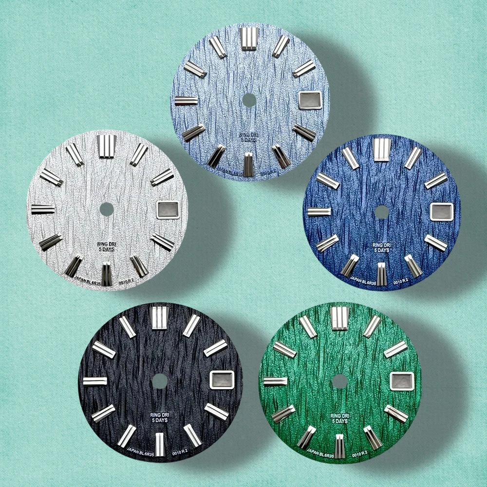 28.5mm G S Logo Glacier Dial Fit NH35/NH36 Japan Automatic Movement High-Quality Solid Nail Dial Watch Modification Accessories
28.5mm G S Logo Glacier Dial Fit NH35/NH36 Japan Automatic Movement High-Quality Solid Nail Dial Watch Modification Accessories