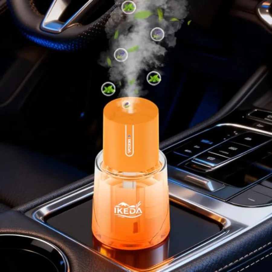 Ikeda Fragrance Smart Car Air Freshener, 100ml Essential Oil Diffuser Aroma Diffuser, 3 Mode Adjustable Mini Scent Spray for Ca
Ikeda Fragrance Smart Car Air Freshener, 100ml Essential Oil Diffuser Aroma Diffuser, 3 Mode Adjustable Mini Scent Spray for Ca