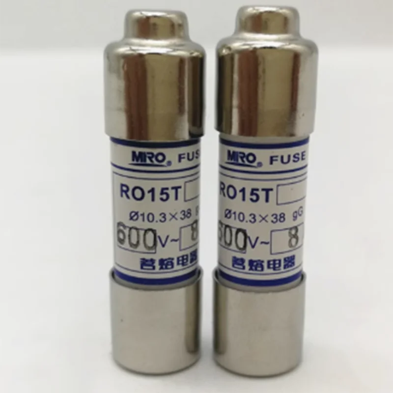20PCS Fuse R015T RO15T 600V gG 10.3*38 2A 4A 5A 6A 10 16A 20A 25A 32A cylindrical fuse
20PCS Fuse R015T RO15T 600V gG 10.3*38 2A 4A 5A 6A 10 16A 20A 25A 32A cylindrical fuse