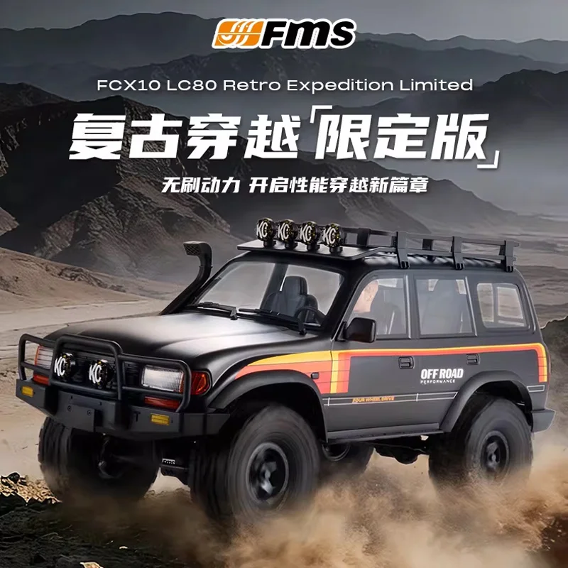 Радиоуправляемая модель внедорожника FMS 1/10 LC80 Black Brushless: имитационная модель для мальчиков, подарок, игрушка
Радиоуправляемая модель внедорожника FMS 1/10 LC80 Black Brushless: имитационная модель для мальчиков, подарок, игрушка