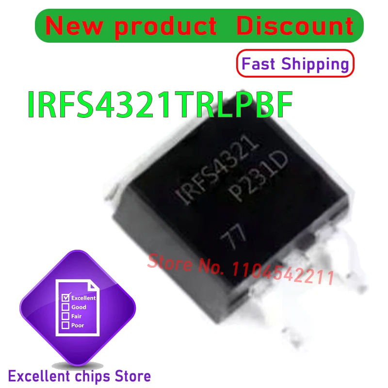 10PCS/Lot IRFS4229TRLPBF IRFS4229 、IRFS4321TRLPBF IRFS4321 、IRFS4410ZTRLPBF FS4410Z New Original
10PCS/Lot IRFS4229TRLPBF IRFS4229 、IRFS4321TRLPBF IRFS4321 、IRFS4410ZTRLPBF FS4410Z New Original