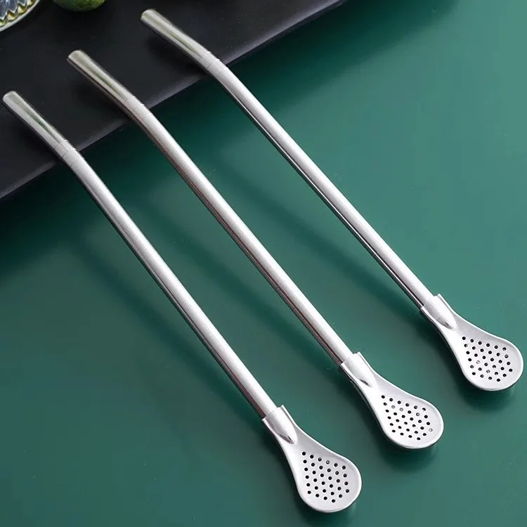 304 Double-Wall Stainless Steel Straw Spoon Tea Filter Reusable Coffee Spoon Clean Straw Drinking Straw Juice Milk Tea Filter
304 Double-Wall Stainless Steel Straw Spoon Tea Filter Reusable Coffee Spoon Clean Straw Drinking Straw Juice Milk Tea Filter