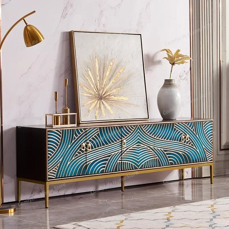 Modern Creativity Tv Stands Light Luxury Storage European High End Tv Stands Drawers Organizer Muebles Chinese Style Furniture
Modern Creativity Tv Stands Light Luxury Storage European High End Tv Stands Drawers Organizer Muebles Chinese Style Furniture