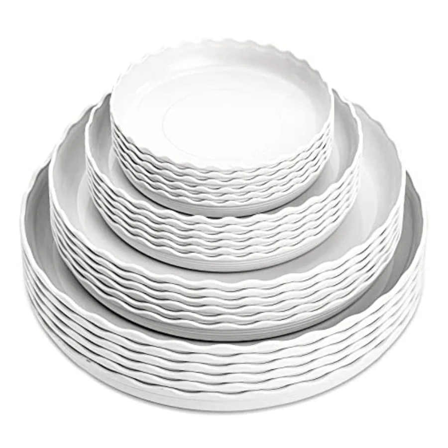 ZOOFOX 24 Pack Plastic Plant Saucer Heavy Duty Plant Trays for Pots Wave Plant Water Catcher Tray for Indoor Outdoor Home Garde 
ZOOFOX 24 Pack Plastic Plant Saucer Heavy Duty Plant Trays for Pots Wave Plant Water Catcher Tray for Indoor Outdoor Home Garde