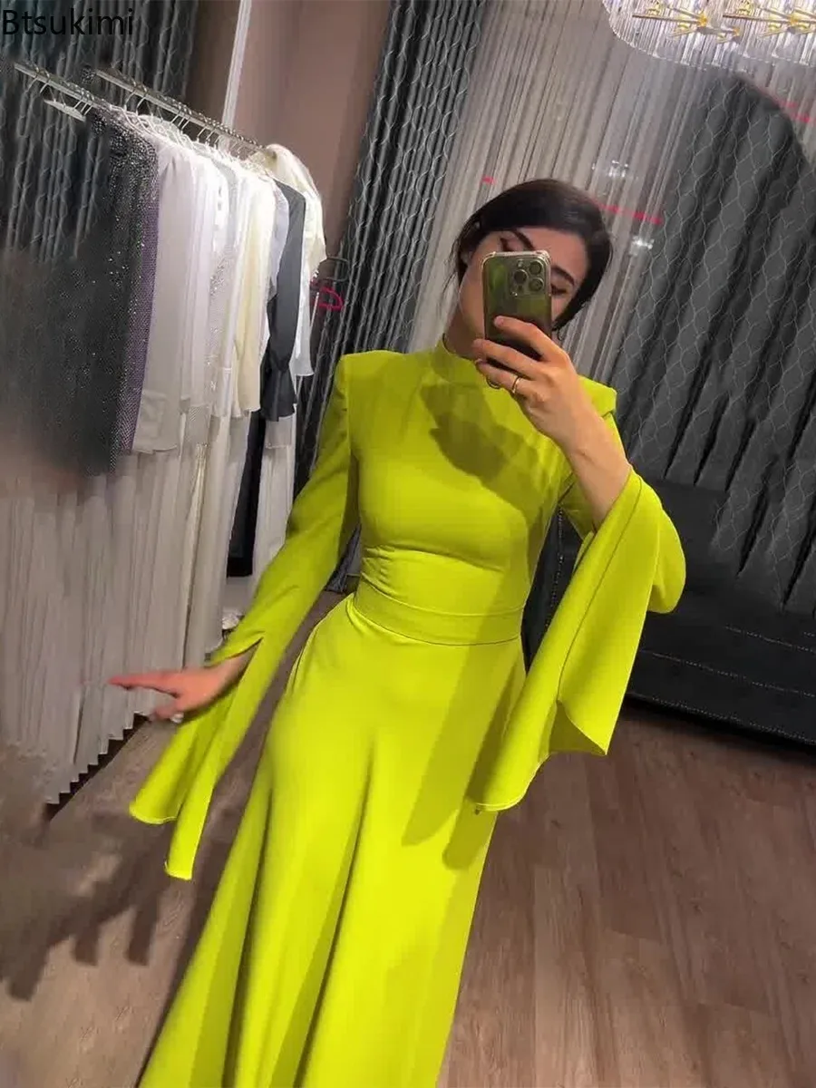 2025 Latest Style Fashion Party Evening Dresses Women's Ruffle Sleeve Elegant Slim Fit Maxi Dress Spring Summer Temperament Robe 
2025 Latest Style Fashion Party Evening Dresses Women's Ruffle Sleeve Elegant Slim Fit Maxi Dress Spring Summer Temperament Robe