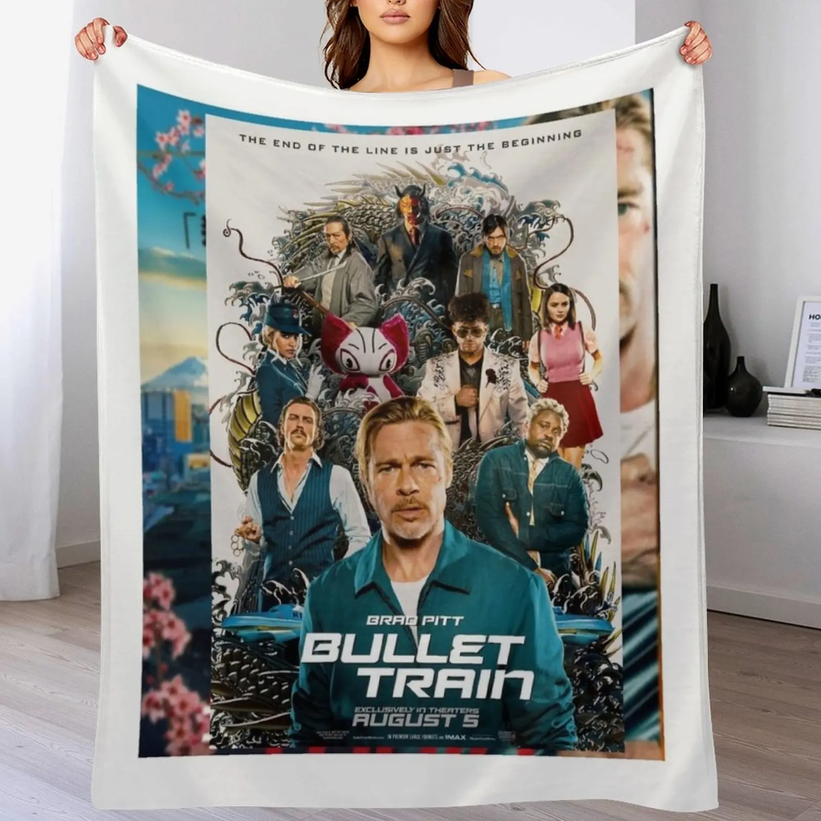 Bullet Train Movie 2022 remix poster Throw Blanket Soft Breathable Blanket for Night Sleeping
Bullet Train Movie 2022 remix poster Throw Blanket Soft Breathable Blanket for Night Sleeping