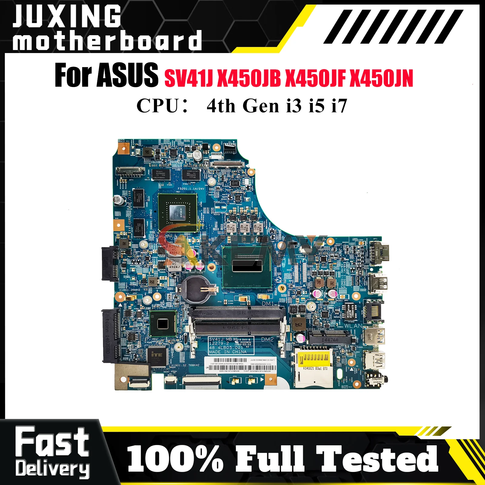X450JF Материнская плата для ноутбука ASUS VivoBook A450J X450J X450JN X450JF K450J SV41J X450JB Материнская плата для ноутбука с процессором i3 i5 i7
X450JF Материнская плата для ноутбука ASUS VivoBook A450J X450J X450JN X450JF K450J SV41J X450JB Материнская плата для ноутбука с процессором i3 i5 i7