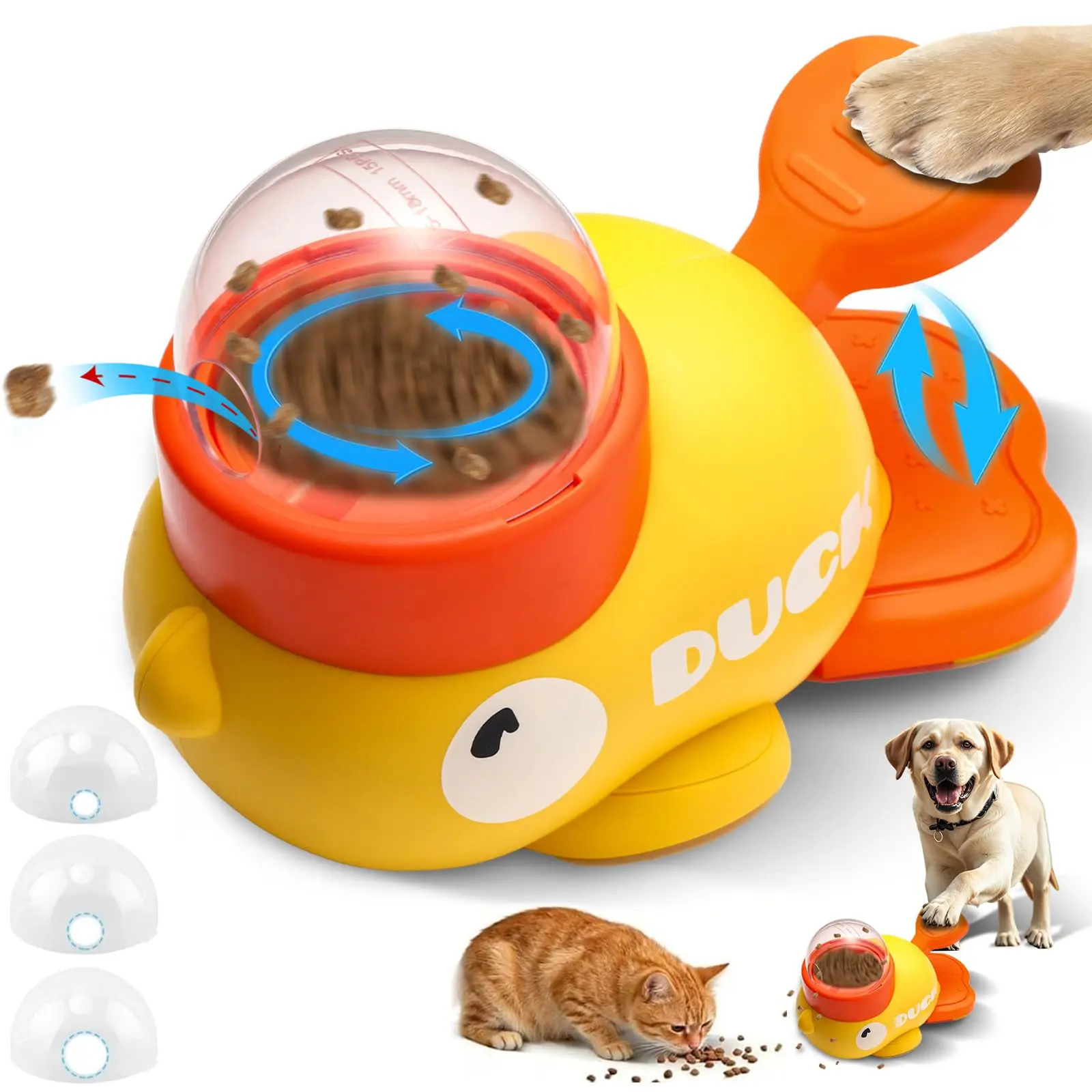 Interactive Dog Toys Food Puzzle Slow Feeder, Cat Treat Dispenser Toy Duck-Shaped Enrichment Toy for Small Medium Dogs and Cats,
Interactive Dog Toys Food Puzzle Slow Feeder, Cat Treat Dispenser Toy Duck-Shaped Enrichment Toy for Small Medium Dogs and Cats,