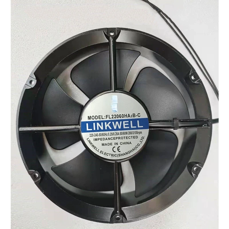 Y+1pcs New for LINKWELL FL22060HA2B-C AC220-240V 22060 22cm 2 wire cooling fan#QW
Y+1pcs New for LINKWELL FL22060HA2B-C AC220-240V 22060 22cm 2 wire cooling fan#QW