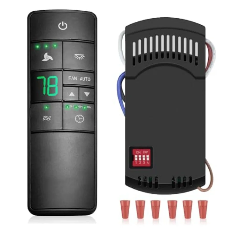 Universal Ceiling Fan Remote Control Kit Replacement for Hampton Bay Home Decorators Collection Hunter Harbor Breeze, 3-Speed T
Universal Ceiling Fan Remote Control Kit Replacement for Hampton Bay Home Decorators Collection Hunter Harbor Breeze, 3-Speed T
