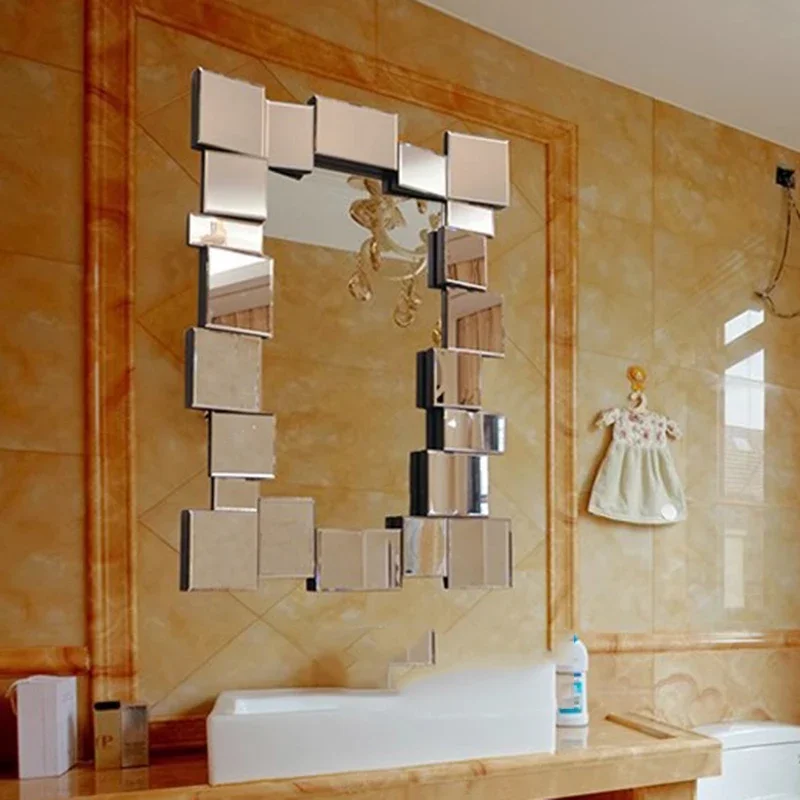 Bathroom Hanging Mirror Modern Vanity Aesthetic Nordic Luxury Funky Mirror Makeup Compact Cosmetics Espelhos Home Decorations
Bathroom Hanging Mirror Modern Vanity Aesthetic Nordic Luxury Funky Mirror Makeup Compact Cosmetics Espelhos Home Decorations