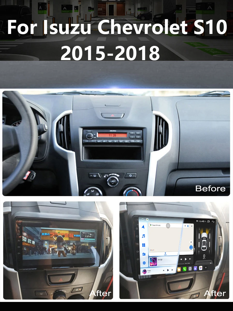 Автомобильный радиоприемник-мультимедийный плеер для Isuzu D-MAX DMAX Chevrolet S10 2015-2018 Android Auto Carplay GPS-навигация BT WIFI 2K экран
Автомобильный радиоприемник-мультимедийный плеер для Isuzu D-MAX DMAX Chevrolet S10 2015-2018 Android Auto Carplay GPS-навигация BT WIFI 2K экран