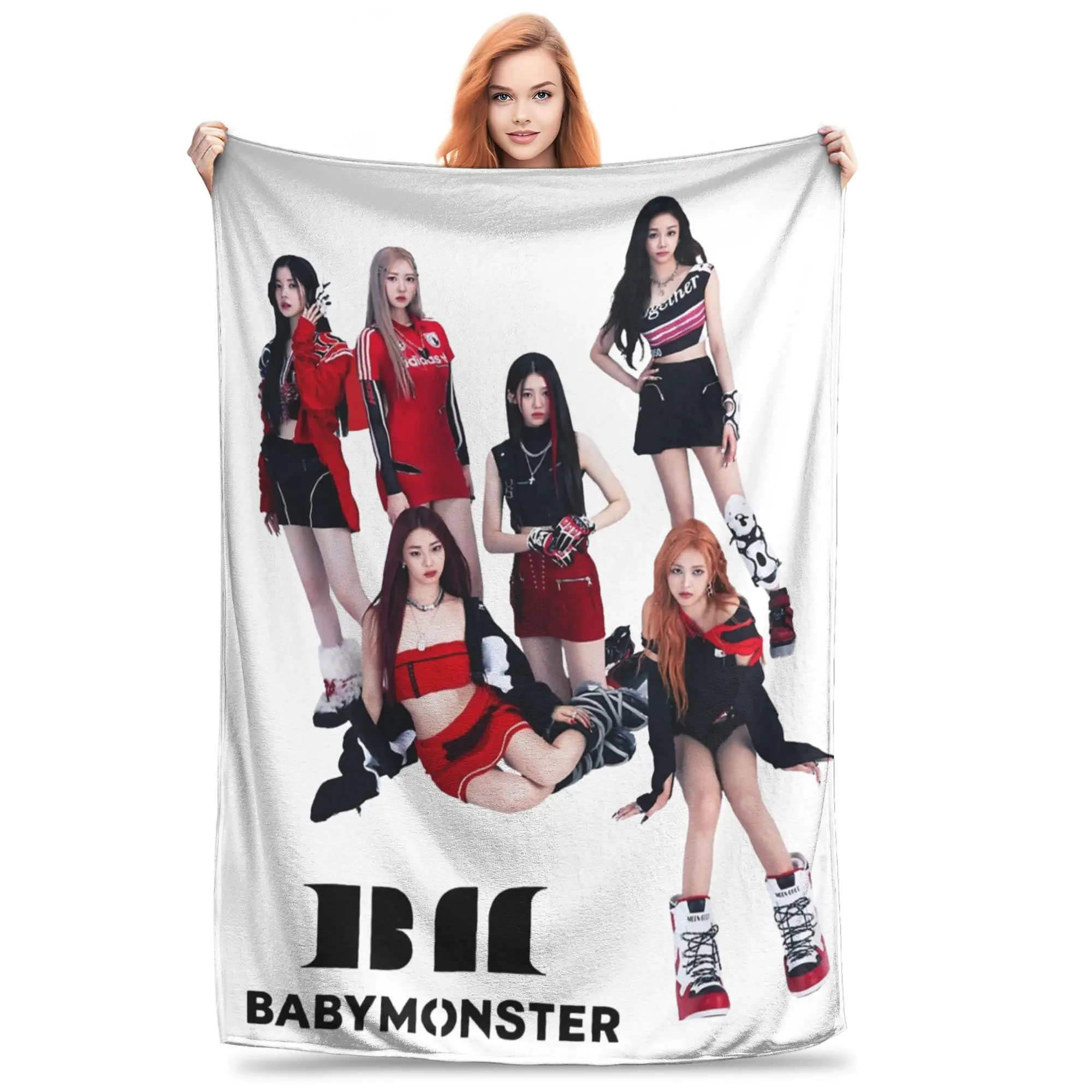 Babymonsters KPOP Flannel Blanket Awesome Throw Blankets for Home 200x150cm Bedspreads,
Babymonsters KPOP Flannel Blanket Awesome Throw Blankets for Home 200x150cm Bedspreads,