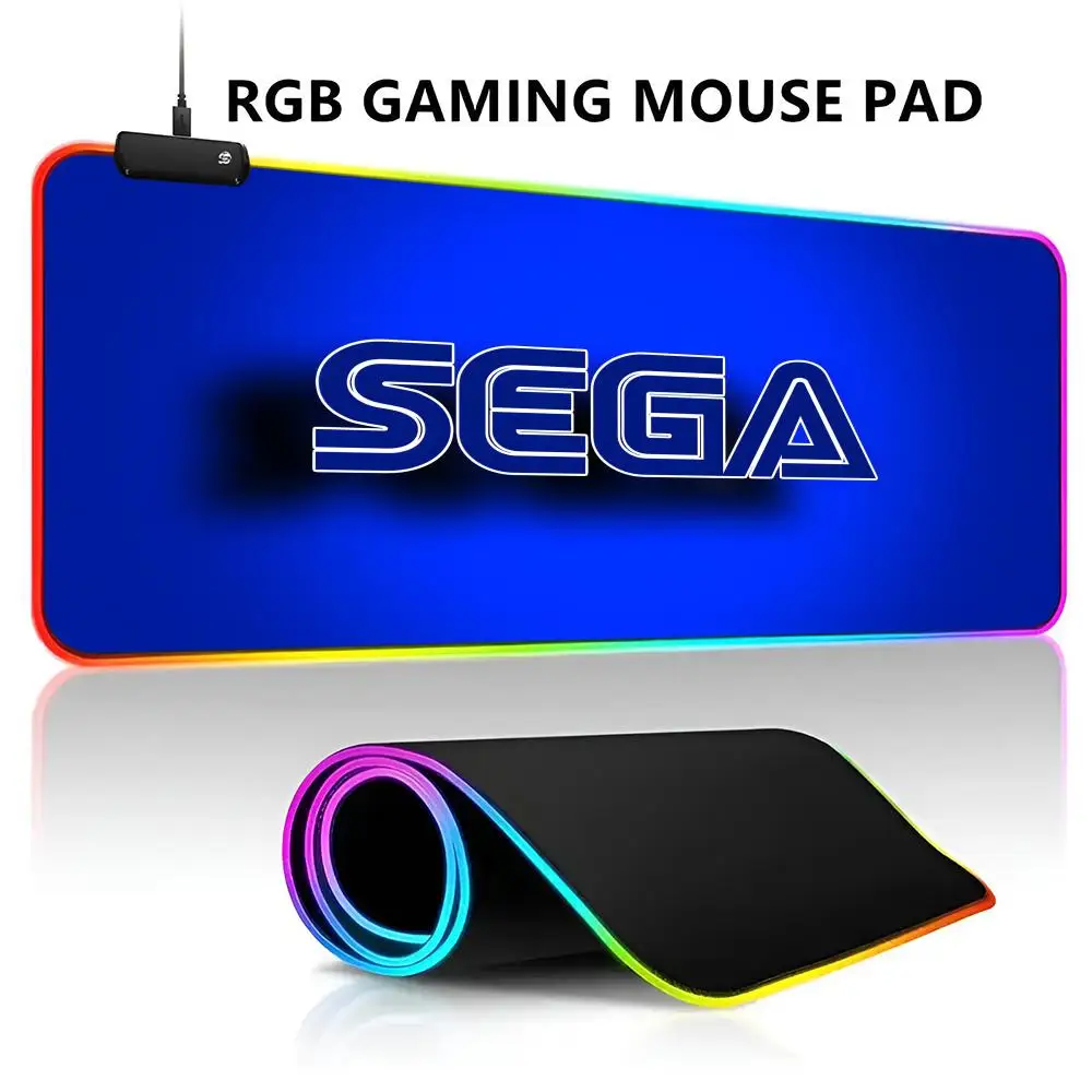 Игровой коврик для клавиатуры и мыши Sega, RGB, светодиодный, игровой водонепроницаемый большой игровой коврик для геймеров, большая клавиатура, настольный игровой коврик для ПК с подсветкой
Игровой коврик для клавиатуры и мыши Sega, RGB, светодиодный, игровой водонепроницаемый большой игровой коврик для геймеров, большая клавиатура, настольный игровой коврик для ПК с подсветкой