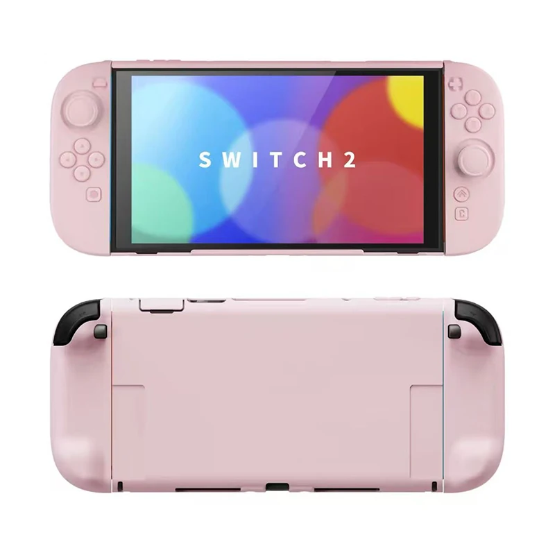 PlayVital For Switch 2 Silicone Protective Case, Solid Anti-Slip Hard Shell for Joycon 2 with 6pcs Joystick Caps - Pink
PlayVital For Switch 2 Silicone Protective Case, Solid Anti-Slip Hard Shell for Joycon 2 with 6pcs Joystick Caps - Pink