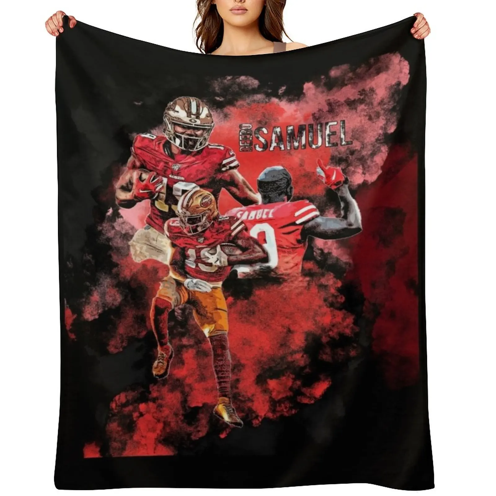 Deebo Samuel T-Shirt Essential T-Shirt Throw Blanket Plush Baby Plaid bed plaid Blankets 
Deebo Samuel T-Shirt Essential T-Shirt Throw Blanket Plush Baby Plaid bed plaid Blankets
